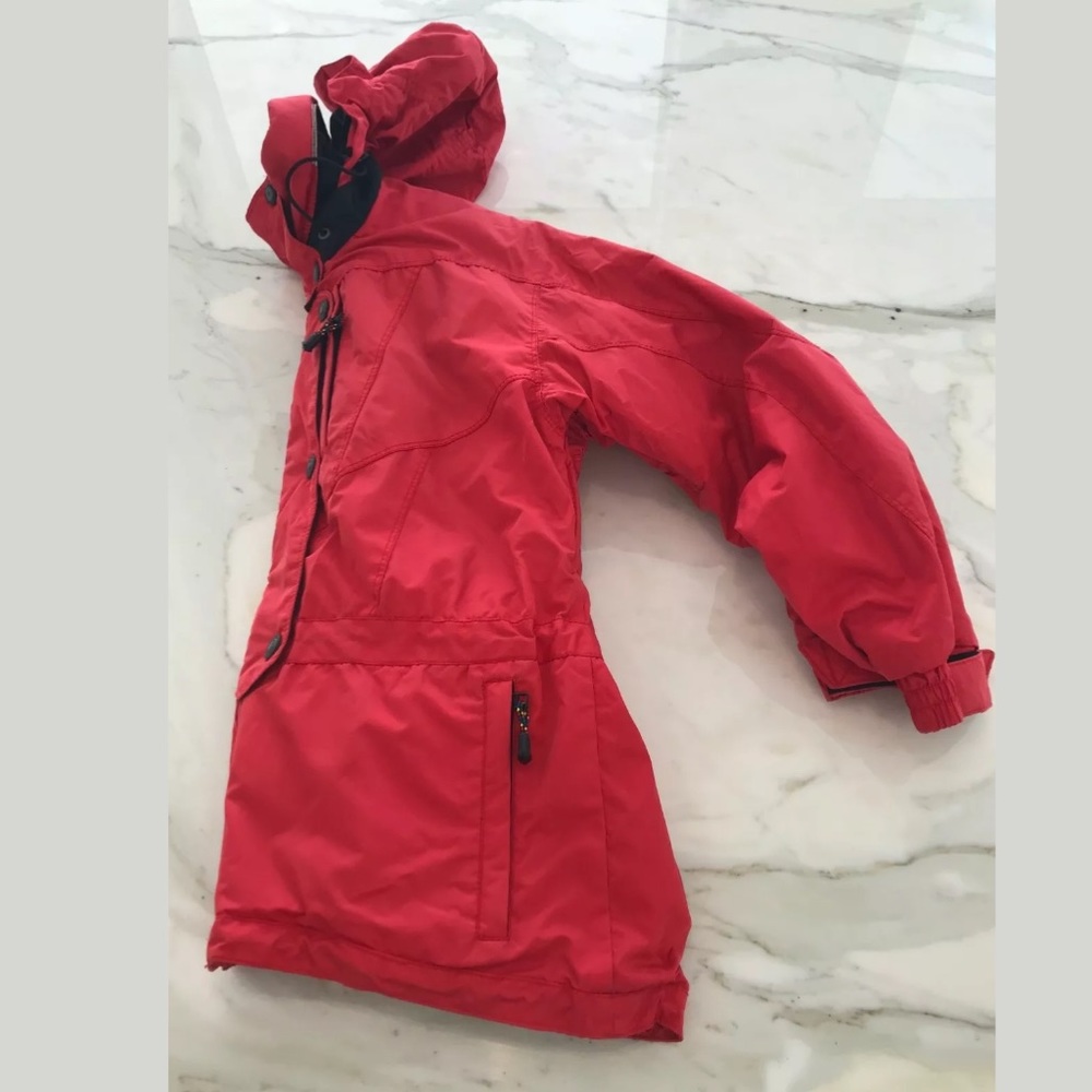 Obermeyer Red Thin Insulation Utility Ski Jacket … - image 8